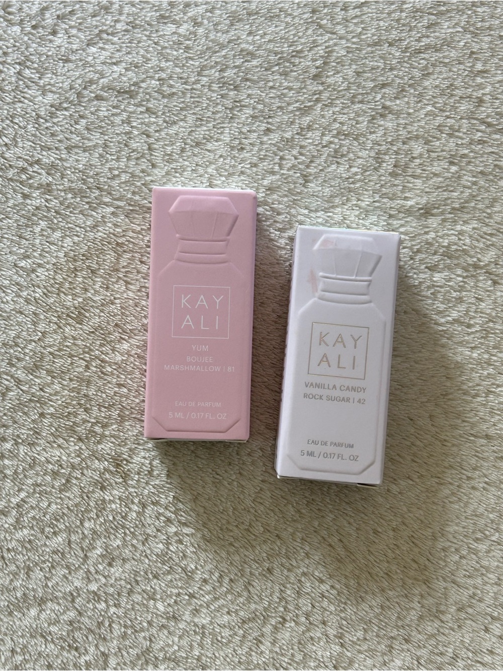 Kayali Yum Boujee & Vanilla Candy Rock Sugar Bundle